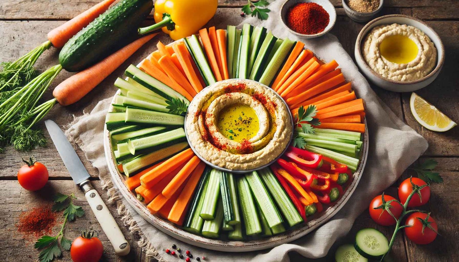 Read more about the article Hummus Veggie Sticks: Healthy and Easy Recipes