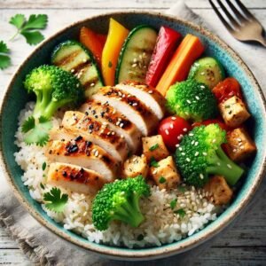 Read more about the article Chicken Veggie Rice Bowl – Easy and Nutritious Recipes