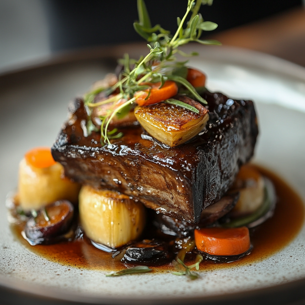 Read more about the article Tender Braised Short Ribs – Red Wine Recipe