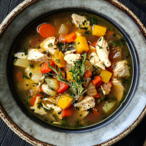 Read more about the article Hearty Chicken and Vegetable Soup: Comfort in a Bowl recipes