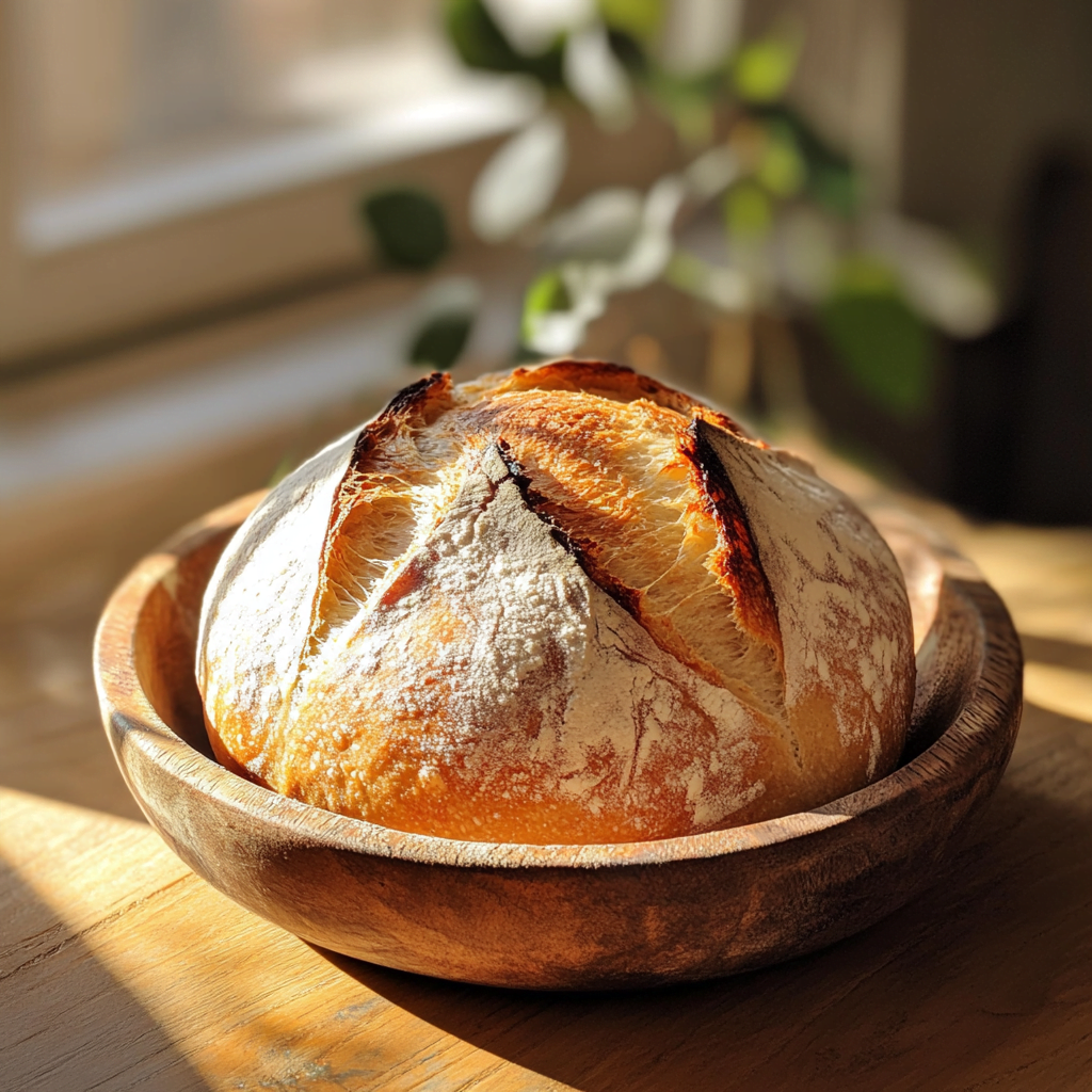 Read more about the article Fluffy Homemade Bread with a Golden Crust: Easy Recipe