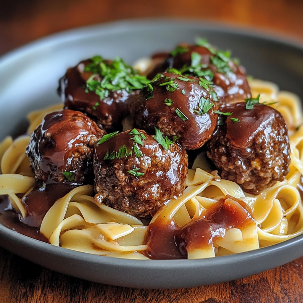 Read more about the article Salisbury Steak Meatballs Recipe | Comforting & Creamy