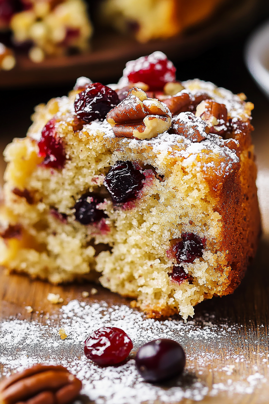 Read more about the article Cranberry Apple Pecan Bundt Cake – Moist & Delicious